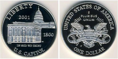 1 Долар США (1776 - ) Срібло 