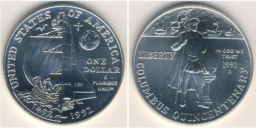 1 Долар США (1776 - ) Срібло 