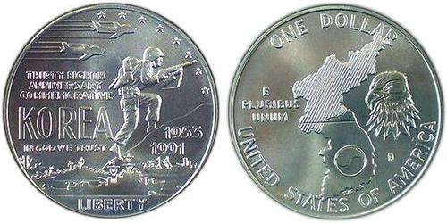1 Долар США (1776 - ) Срібло 