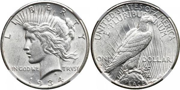 1 Долар США (1776 - ) Срібло 
