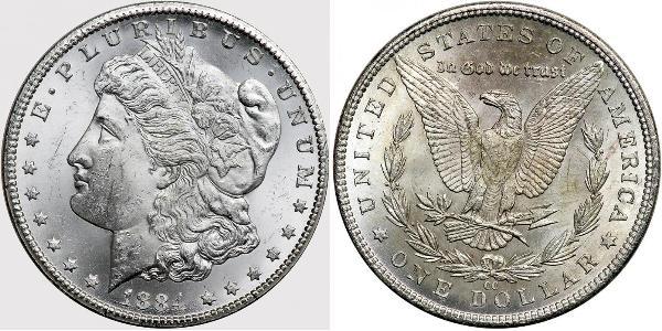 1 Долар США (1776 - ) Срібло 