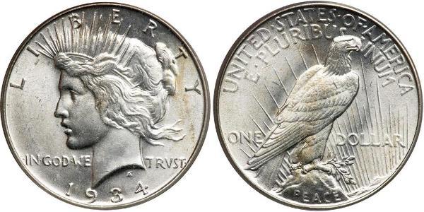 1 Долар США (1776 - ) Срібло 