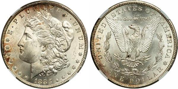 1 Долар США (1776 - ) Срібло 