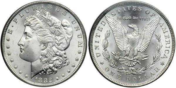 1 Долар США (1776 - ) Срібло 