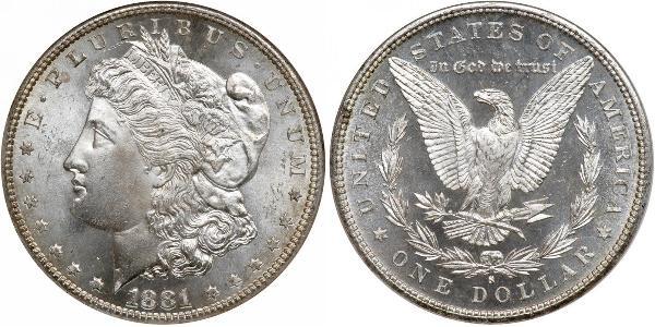 1 Долар США (1776 - ) Срібло 