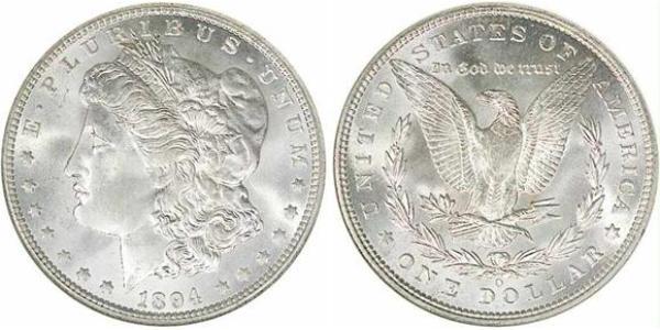 1 Долар США (1776 - ) Срібло 