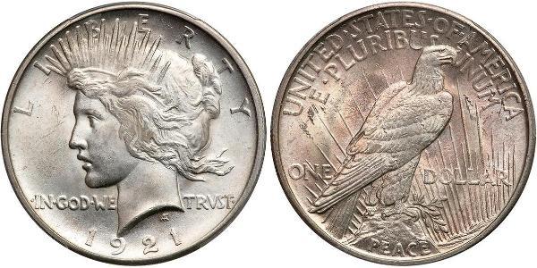 1 Долар США (1776 - ) Срібло 