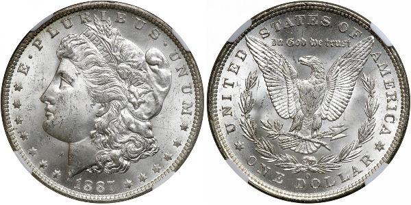 1 Долар США (1776 - ) Срібло 