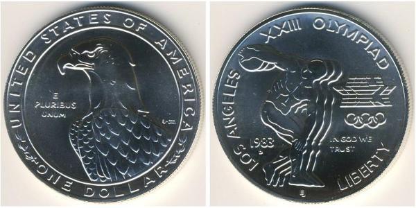 1 Долар США (1776 - ) Срібло 