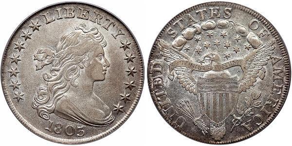1 Долар США (1776 - ) Срібло Anne Willing Bingham (1764-1801)