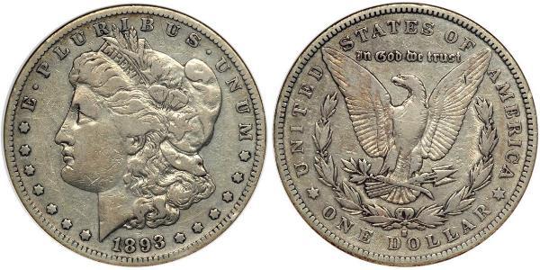 1 Долар США (1776 - ) Срібло 