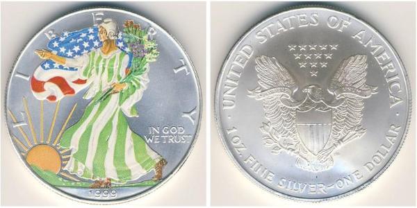 1 Долар США (1776 - ) Срібло 