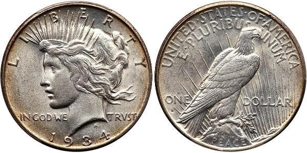 1 Долар США (1776 - ) Срібло 