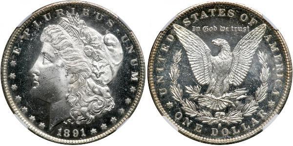 1 Долар США (1776 - ) Срібло 