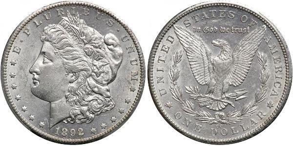 1 Долар США (1776 - ) Срібло 