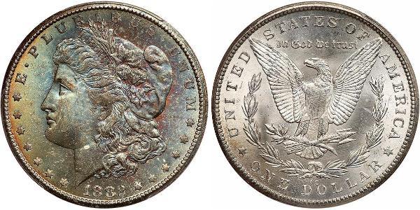 1 Долар США (1776 - ) Срібло 