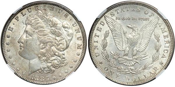 1 Долар США (1776 - ) Срібло 