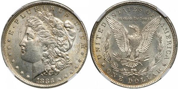1 Долар США (1776 - ) Срібло 