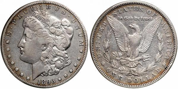 1 Долар США (1776 - ) Срібло 