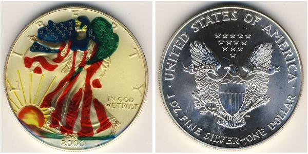 1 Долар США (1776 - ) Срібло 
