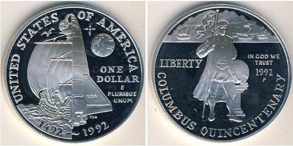1 Долар США (1776 - ) Срібло 