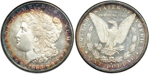 1 Долар США (1776 - ) Срібло 