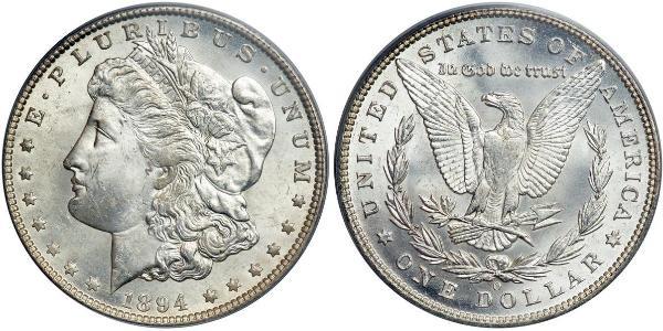 1 Долар США (1776 - ) Срібло 