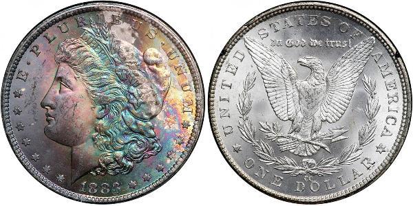1 Долар США (1776 - ) Срібло 