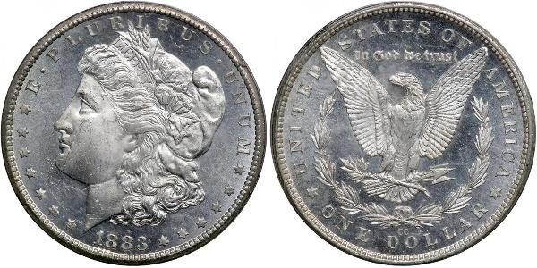 1 Долар США (1776 - ) Срібло 