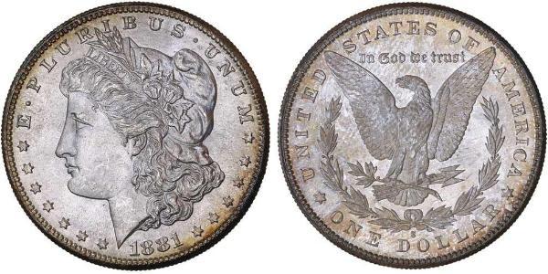 1 Долар США (1776 - ) Срібло 