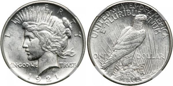 1 Долар США (1776 - ) Срібло 