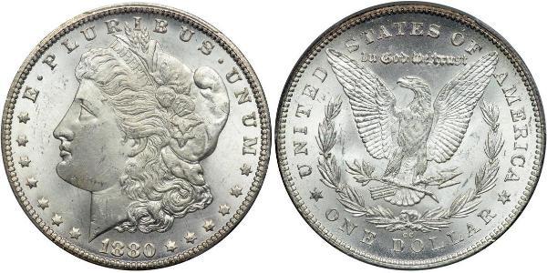 1 Долар США (1776 - ) Срібло 