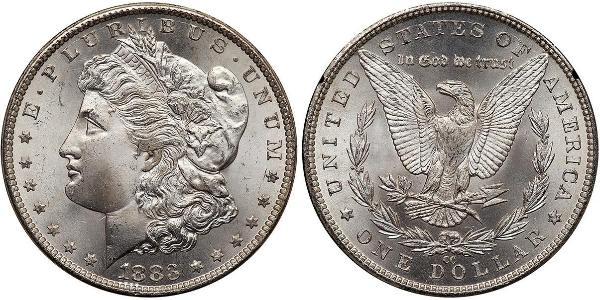 1 Долар США (1776 - ) Срібло 