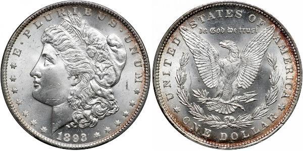 1 Долар США (1776 - ) Срібло 
