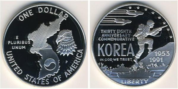 1 Долар США (1776 - ) Срібло 