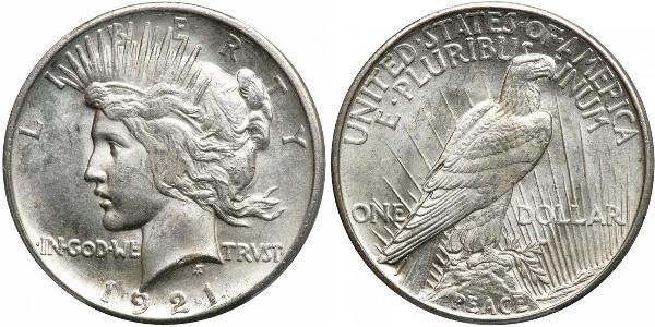 1 Долар США (1776 - ) Срібло 