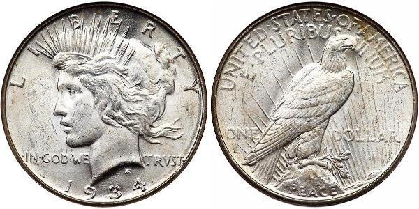1 Долар США (1776 - ) Срібло 