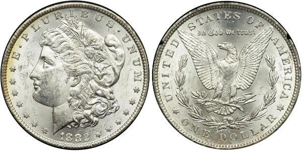 1 Долар США (1776 - ) Срібло 