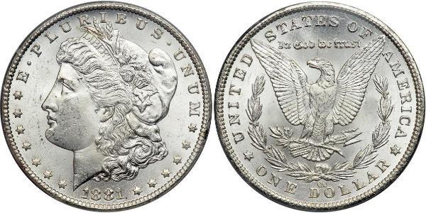 1 Долар США (1776 - ) Срібло 