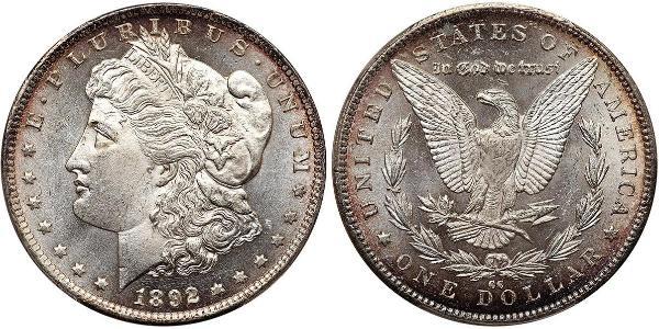 1 Долар США (1776 - ) Срібло 