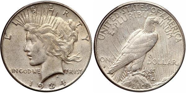 1 Долар США (1776 - ) Срібло 