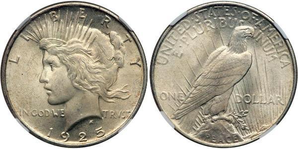 1 Долар США (1776 - ) Срібло 