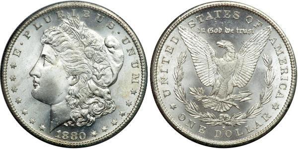 1 Долар США (1776 - ) Срібло 