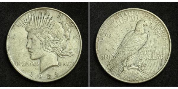 1 Долар США (1776 - ) Срібло 