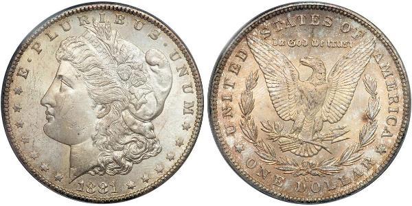 1 Долар США (1776 - ) Срібло 