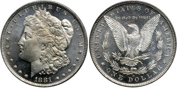 1 Долар США (1776 - ) Срібло 