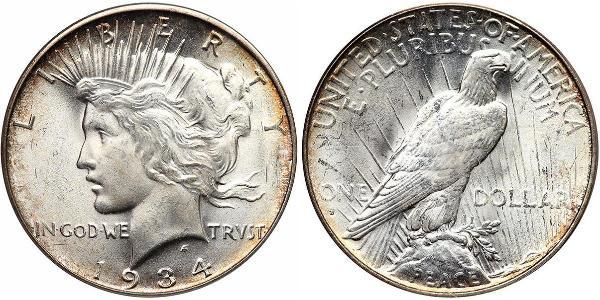 1 Долар США (1776 - ) Срібло 