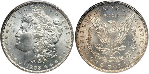 1 Долар США (1776 - ) Срібло 