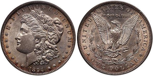 1 Долар США (1776 - ) Срібло 