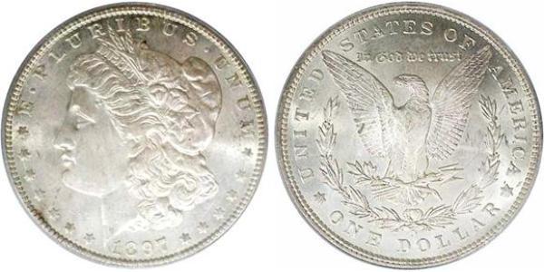 1 Долар США (1776 - ) Срібло 